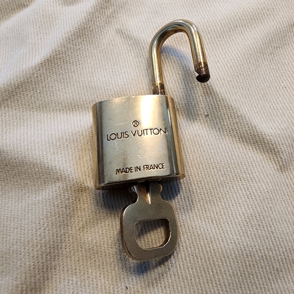 Louis Vuitton LV Gold Padlock Lock & Key #311 - Picture 7 of 8